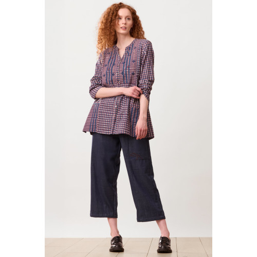 Recycled Yarn Kesari Pull-On Pant - Dark denim Recycled Yarn Kesari Pull-On Pant - Dark denim